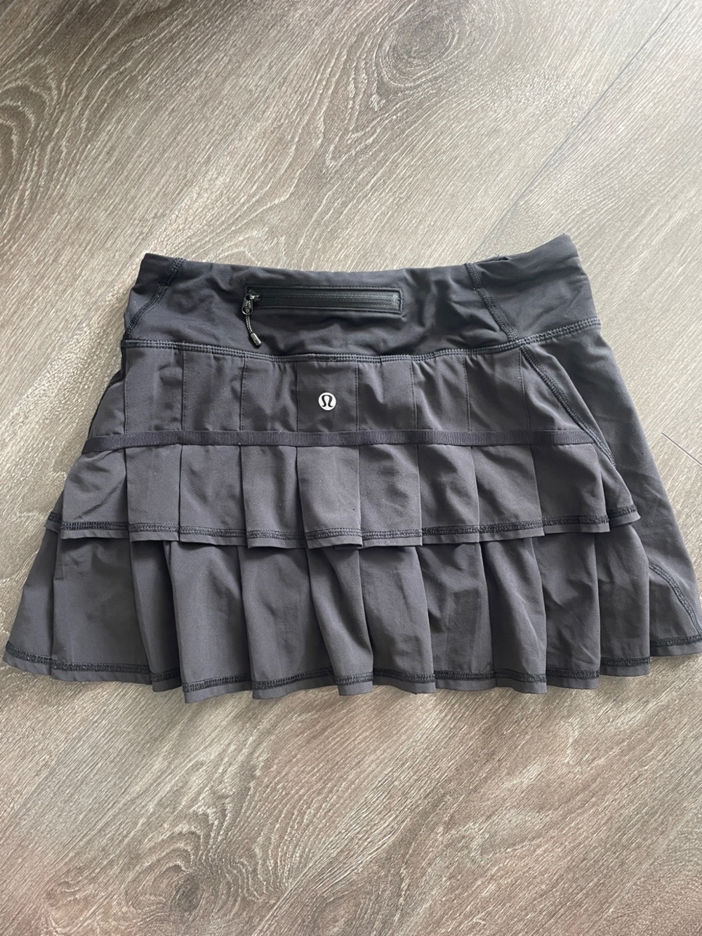 lululemon athletica Black Tiered Pleated Skirt